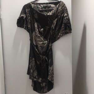 AllSaints Brown Titan Dress